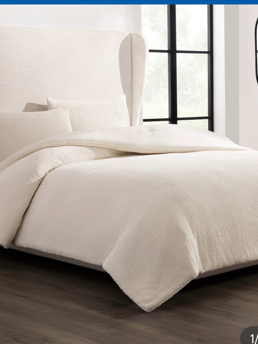 (6) CoCoCozy Plush 3 piece Boucle Textured Comforter Set